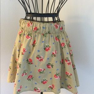 Abercrombie & Fitch Floral Mini Skirt Size 3